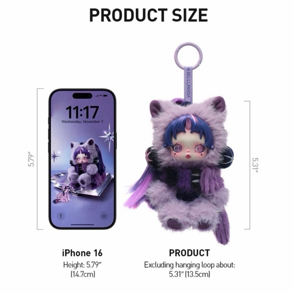My Little Pony x Skullpanda Plush Pendant NEW open confirmed box - Picture 3 of 9
